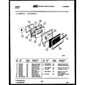 Tappan 31-7348-23-05 door parts diagram