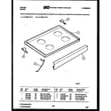 Tappan 31-7348-23-05 cooktop parts diagram