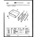 Tappan 31-7348-23-05 drawer parts diagram