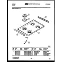 Tappan 76-4232-66-14 cooktop parts diagram