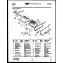 Tappan 76-4232-66-14 broiler drawer parts diagram