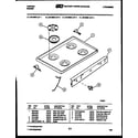 Tappan 30-3658-23-04 cooktop parts diagram