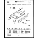 Tappan 30-2118-23-04 cooktop parts diagram