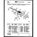 Tappan 30-2118-23-04 broiler drawer parts diagram