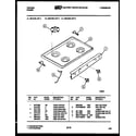 Tappan 30-2138-00-04 cooktop parts diagram