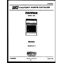 Tappan 30-2022-00-11 cover page diagram