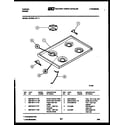 Tappan 30-2022-00-11 cooktop parts diagram