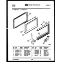 Tappan 73-7857-00-05 upper door parts diagram