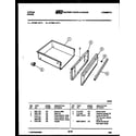 Tappan 73-7857-00-05 drawer parts diagram
