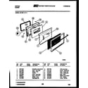 Tappan 30-7347-23-03 door parts diagram