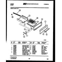 Tappan 30-7347-23-03 broiler drawer parts diagram
