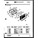 Tappan 30-2528-23-05 door parts diagram