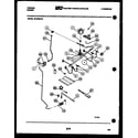 Tappan 30-2528-23-05 burner, manifold and gas control diagram