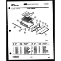 Tappan 12-5299-00-01 broiler drawer parts diagram