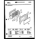 Tappan 56-2359-10-01 door parts diagram
