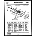 Tappan 72-2547-00-04 broiler drawer parts diagram