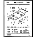 Tappan 72-3657-66-06 cooktop parts diagram