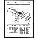 Tappan 72-3657-66-06 broiler drawer parts diagram