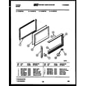 Tappan 72-3657-66-06 upper oven door parts diagram