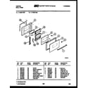 Tappan 11-7439-00-01 door parts diagram