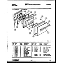 Tappan 11-8969-00-01 door parts diagram