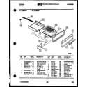 Tappan 72-3657-00-07 broiler drawer parts diagram