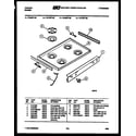 Tappan 72-3977-00-07 cooktop parts diagram