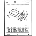 Tappan 72-3977-00-07 drawer parts diagram