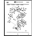 Tappan 72-3977-00-07 burner, manifold and gas control diagram