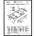 Tappan 72-3977-00-10 cooktop parts diagram