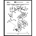 Tappan 72-3977-00-10 burner, manifold and gas control diagram