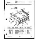 Tappan 36-3032-00-06 cooktop parts diagram