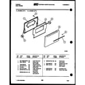 Tappan 36-3032-00-06 door parts diagram