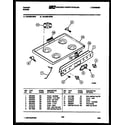 Tappan 32-2539-00-01 cooktop parts diagram