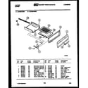Tappan 32-2539-00-01 broiler drawer parts diagram