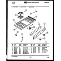 Tappan 30-3349-00-02 cooktop parts diagram