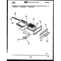 Tappan 30-3349-00-02 broiler drawer parts diagram
