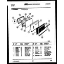 Tappan 31-1049-00-02 door parts diagram