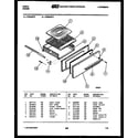 Tappan VP30AW3 broiler drawer parts diagram