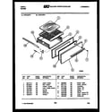 Tappan VP21AW4 broiler drawer parts diagram