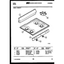 Tappan VG30AW3 cooktop parts diagram
