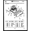 Tappan VG30AW3 broiler drawer parts diagram