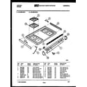 Tappan 30-4999-00-01 cooktop parts diagram