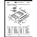 Tappan 30-4999-23-01 cooktop parts diagram