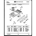 Tappan 30-2249-23-01 cooktop parts diagram