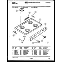 Tappan 32-1009-00-03 cooktop parts diagram
