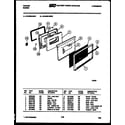 Tappan 30-2549-00-02 door parts diagram