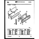 Tappan VP30CW3 backguard diagram