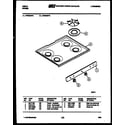 Tappan VP30CW3 cooktop parts diagram