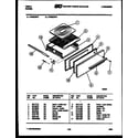 Tappan VP30CW3 broiler drawer parts diagram